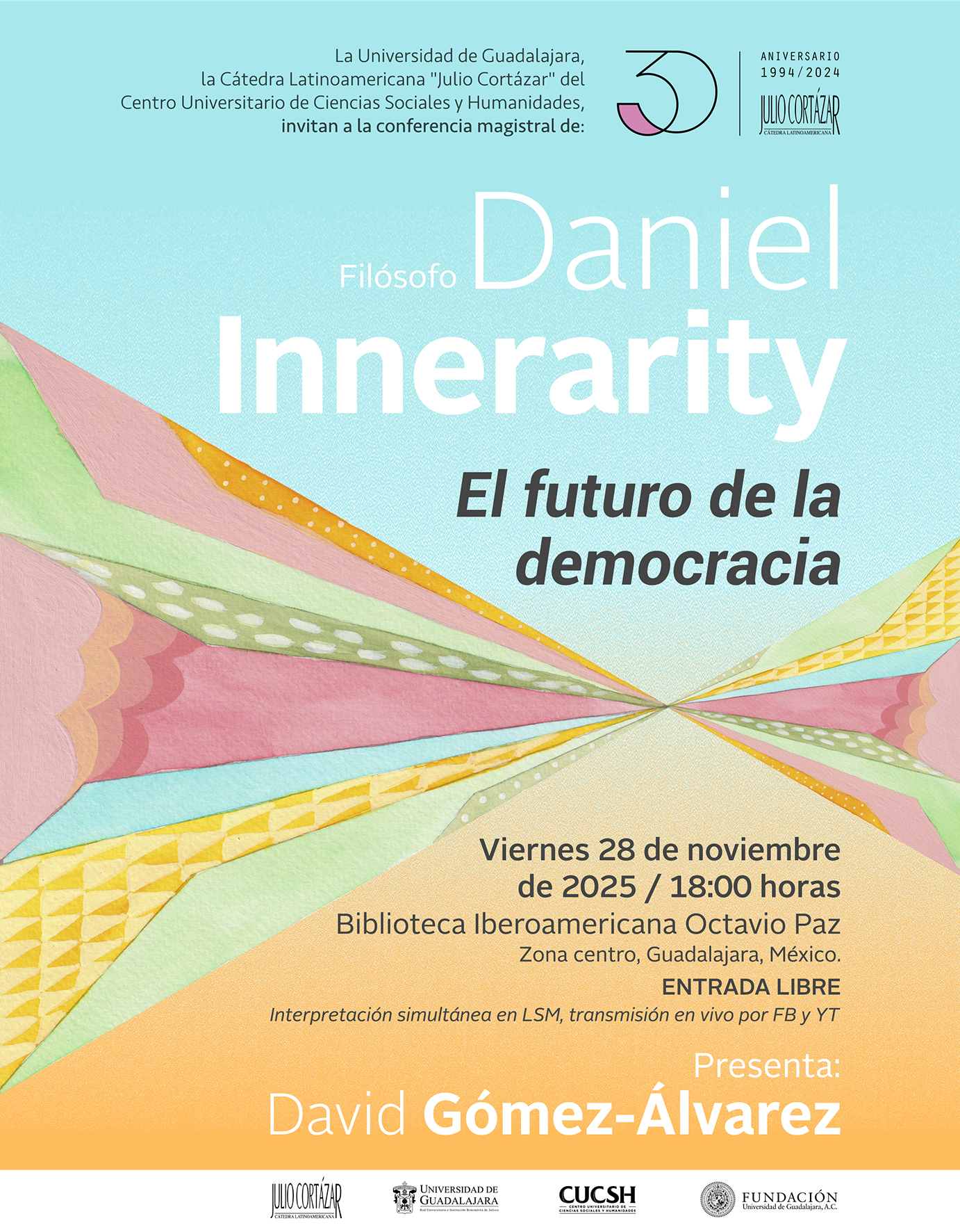 cartel El futuro de la democracia