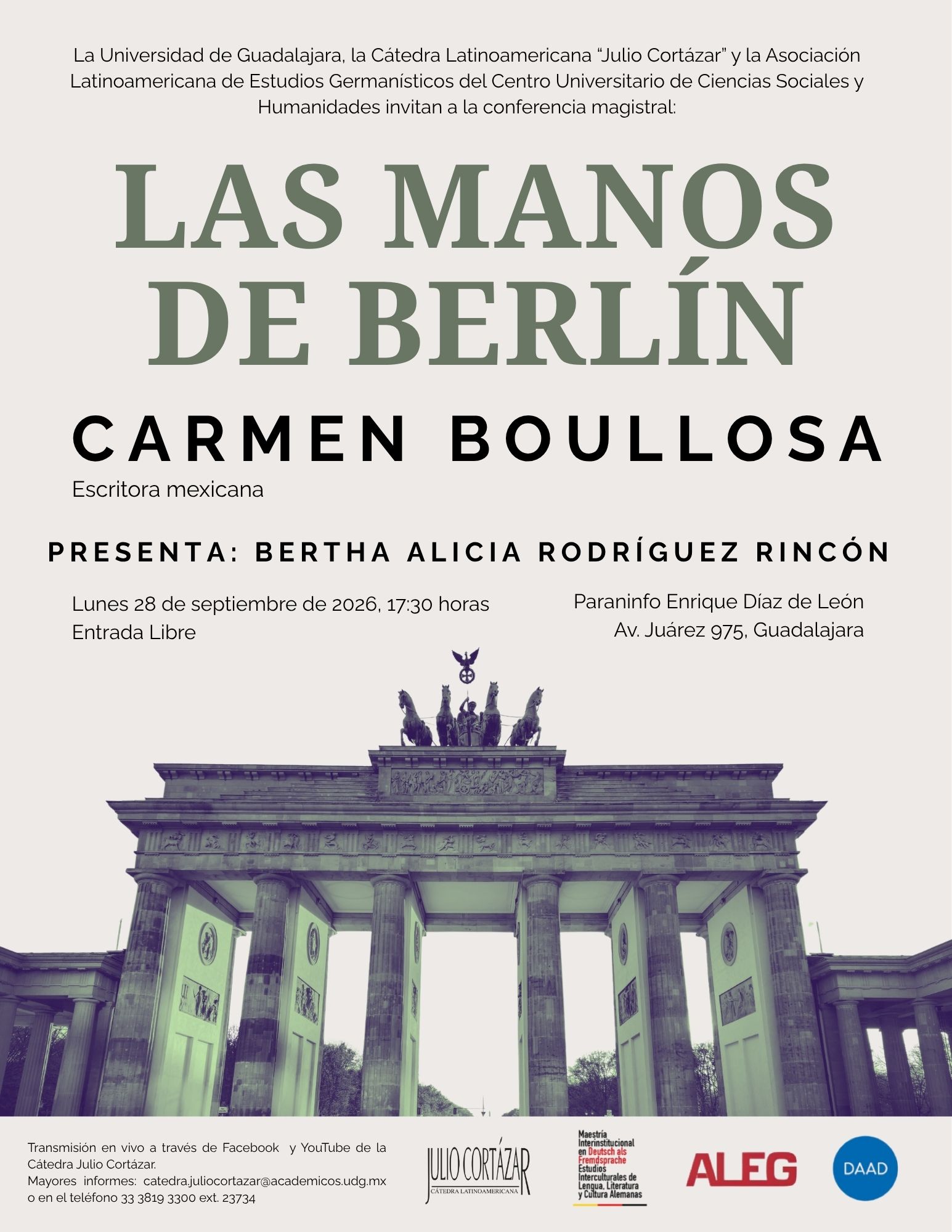 cartel Carmen Boullosa