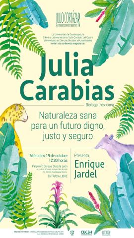 Cartel Julia Carabias