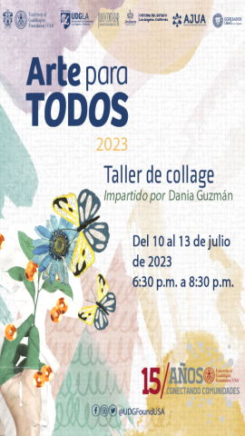 cartel taller de collage
