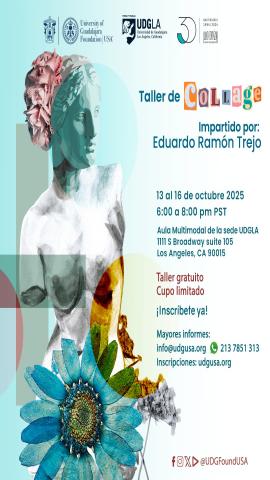 cartel Taller de collage