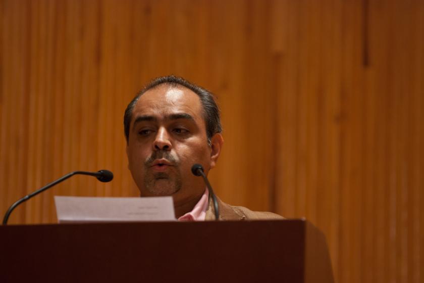 Juan Gabriel Vásquez presentador