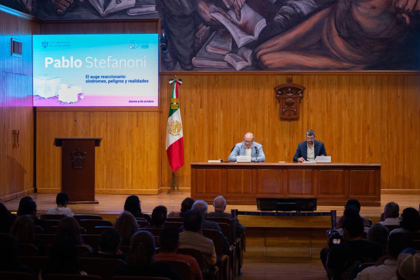 conferencia Pablo Stefanoni 1