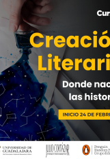 cartel Cursiva Creación Literaria 